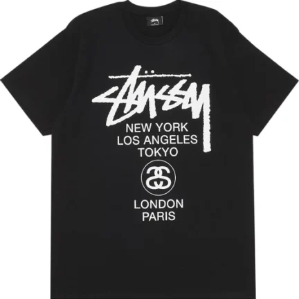 Stussy world tour t-shirt
