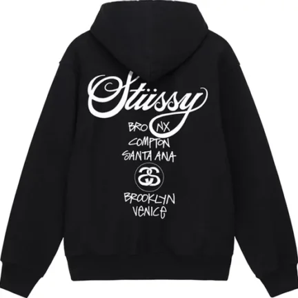 stussy world tour hoodie