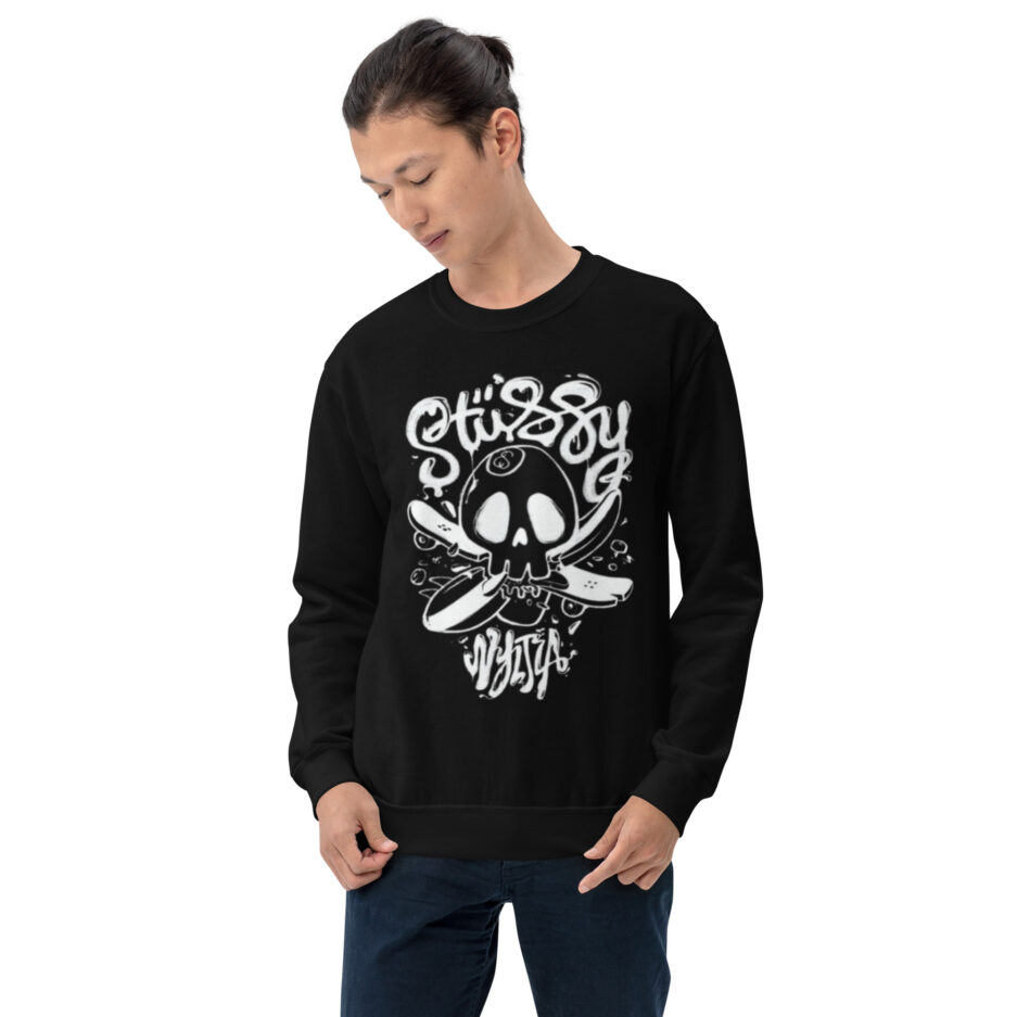 Unisex Stussy Skull Sweater